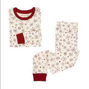 Burst bees snowflake top /bottom pajama set